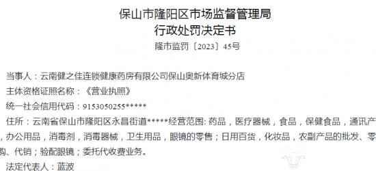 健之佳被查出竟然用“买药送药”方式送处方药 董事长蓝波怎么看？