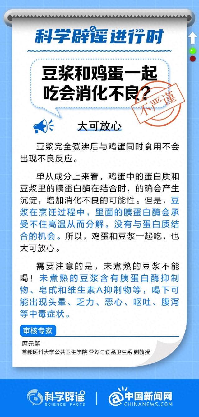 豆浆和鸡蛋一起吃会消化不良？这样的豆浆不能喝！