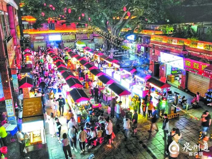 夜市是泉州人夜间消费的热门选项