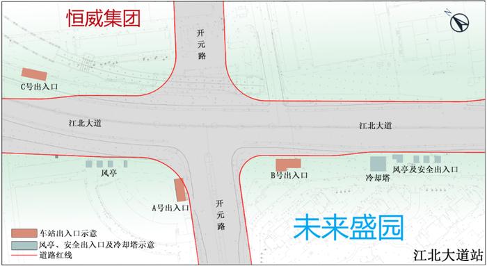 明确！宁波地铁8号线一期全部站点出入口位置图示来了→