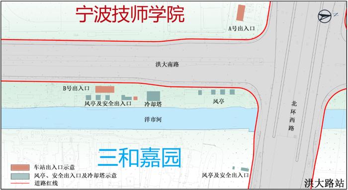 明确！宁波地铁8号线一期全部站点出入口位置图示来了→