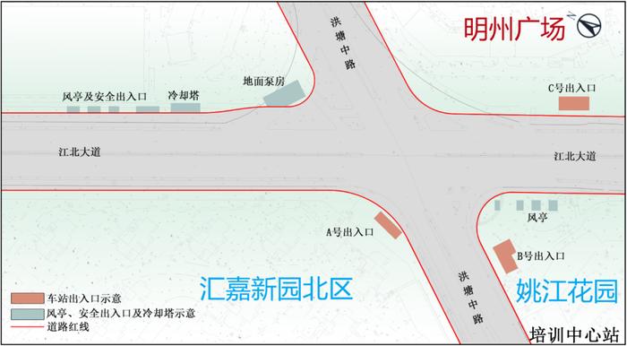 明确！宁波地铁8号线一期全部站点出入口位置图示来了→