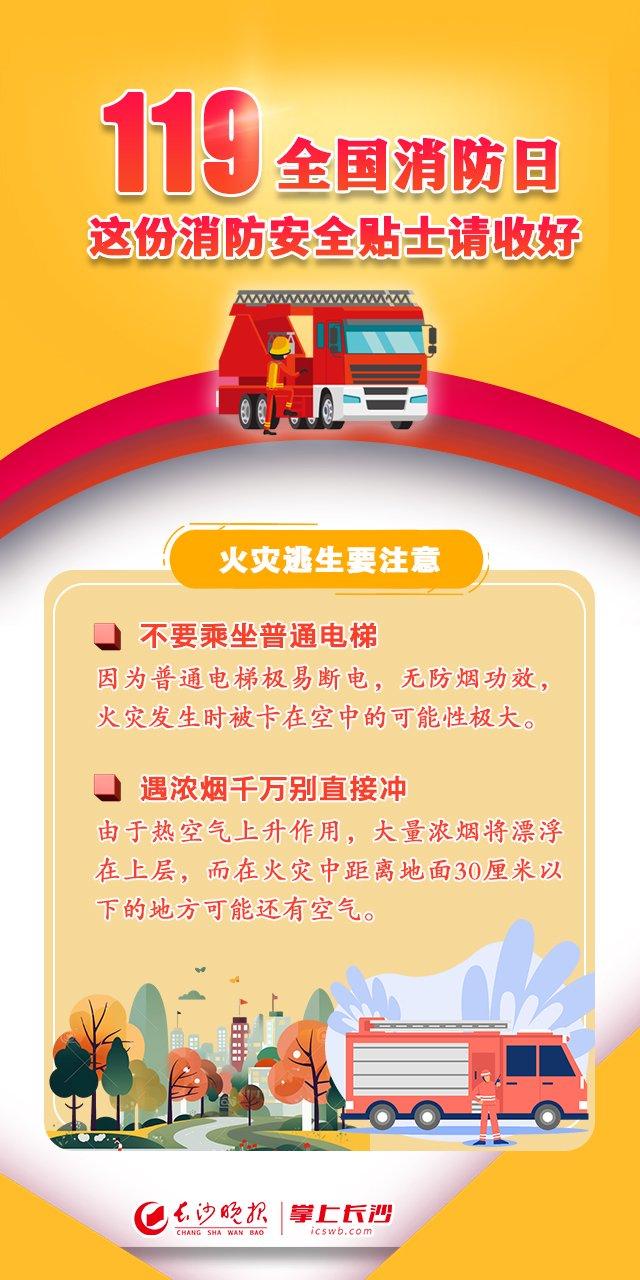 海报丨119全国消防日，这份消防安全贴士请收好！