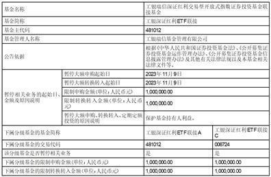 关于限制工银瑞信深证红利交易型开放式指数证券投资基金联接基金机构投资者大额申购、转换转入及定期定额投资业务金额的公告