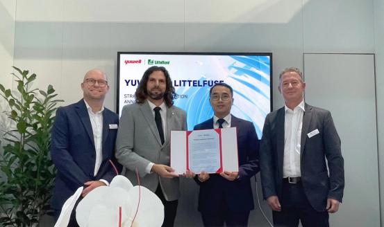 图:鱼跃与Littelfuse(力特奥维斯)达成战略合作