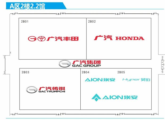 来了！2023广州国际车展展位分布图（各展馆车企品牌一览）