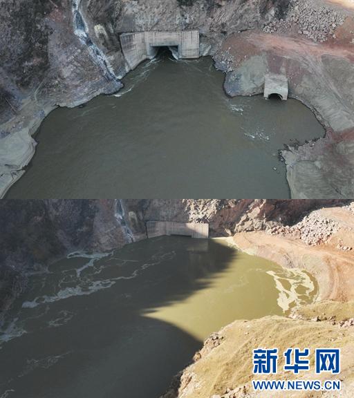 黄河流域在建海拔最高、装机最大的水电站玛尔挡水电站下闸蓄水