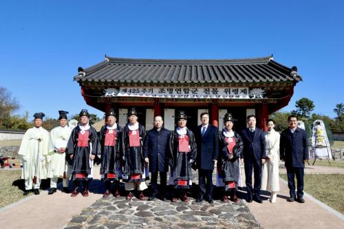 驻釜山总领事陈日彪访问泗川市