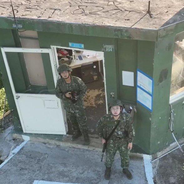 2022年8月,“金防部”所属台军单位被无人机抵近拍摄的影像在互联网上广泛传播
