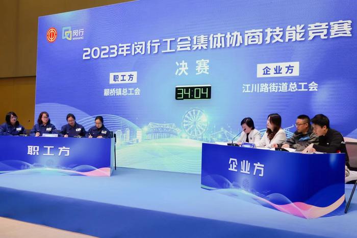 “闵聚合力  共商共赢” 2023年闵行工会集体协商技能竞赛决赛举行