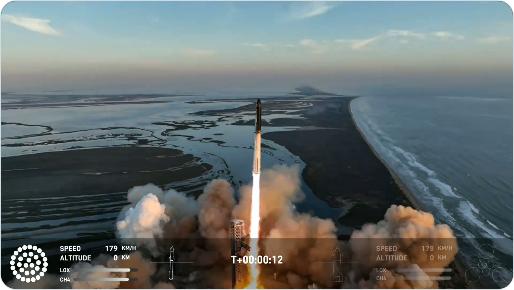 SpaceX“星舰”完成第二次试飞：成功实施和超重型助推器分离，但最终仍触发自毁系统，公司官方发文：祝贺整个团队！