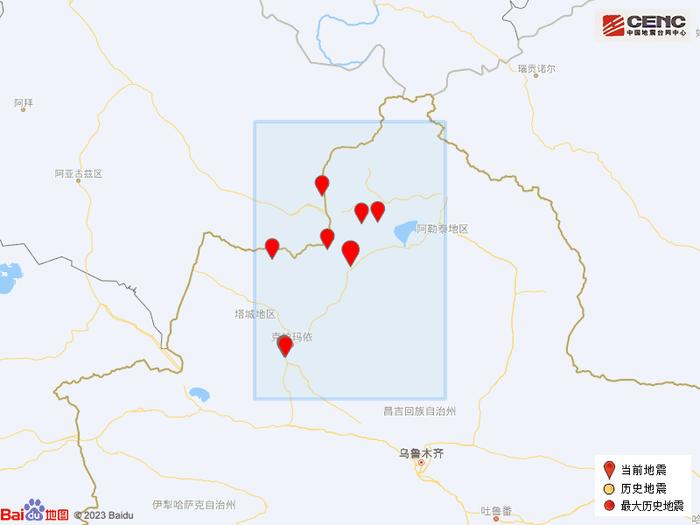 新疆塔城地区和布克赛尔县发生3.4级地震，震源深度30公里