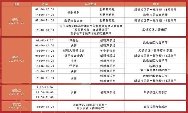 四川省2023年高校本科生音乐创新大赛开幕式在成都举行