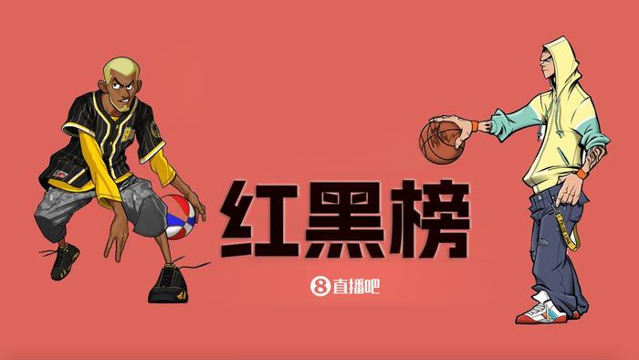 NBA第二期红黑榜：状元与头牌齐飞 字杜亚球天一色