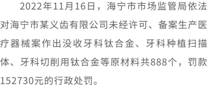 浙江省嘉兴市市场监管局发布“药剑”行动十大典型案例！