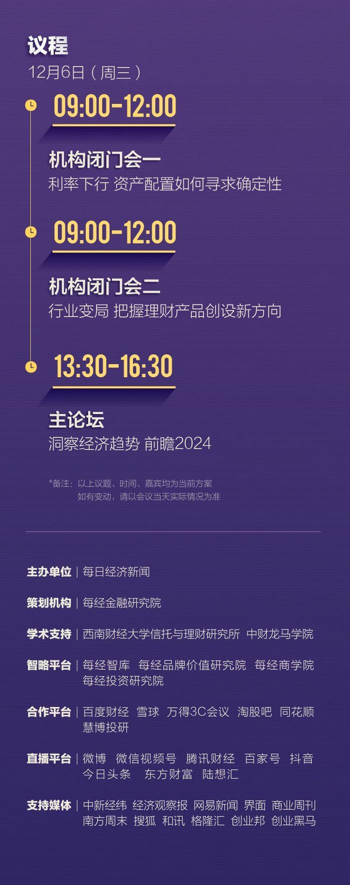 机会难得！八大金融机构首席同台，为你前瞻2024财经热点，报名开始了