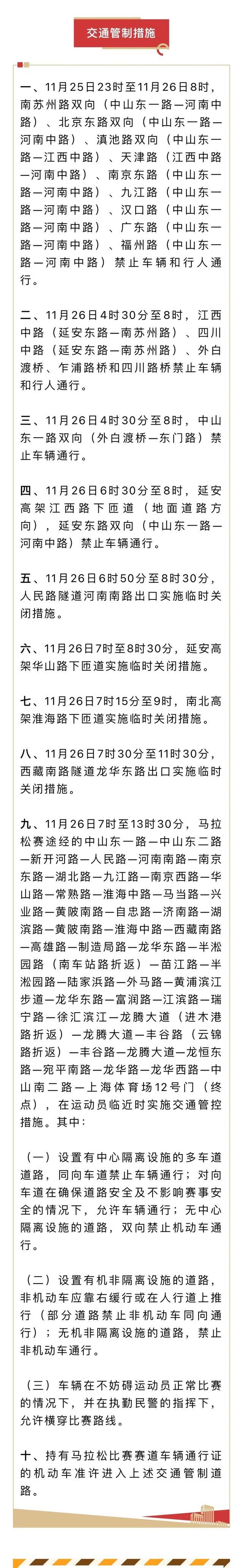 “上马”周日开跑！来看看经过静安哪些地方！附交通管制通告