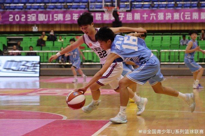 全国U15篮球联赛女子组前十六强小组赛结束 明天16进8交叉赛