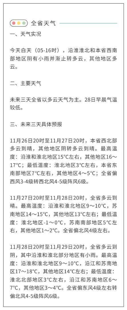 冷空气前赴后继，下周江苏大部地区最低气温将降至零下