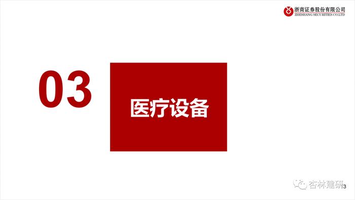 【浙商医药||孙建】器械23Q3：扰动逐步出清，强化创新升级