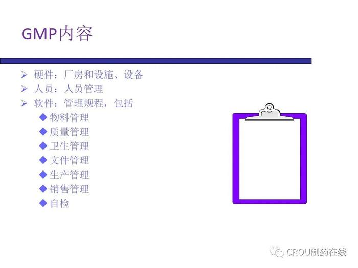 药品生产质量管理规范GMP（100页PPT）