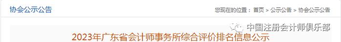 “四大”9家分所冲入前30名！2023年广东省会计师事务所200强公示