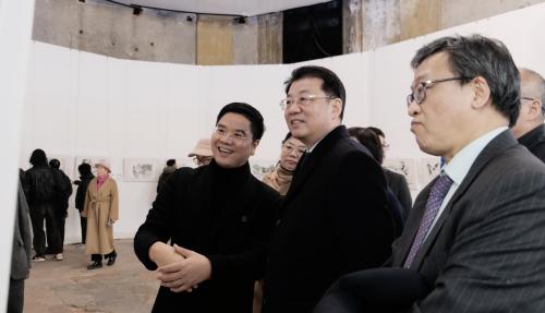 驻米兰总领事刘侃出席“中国画家在布雷拉”画展开幕式