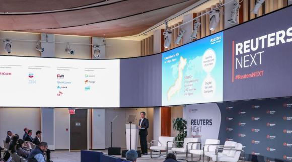 理光集团董事长山下良则出席Reuters NEXT 2023并探讨ESG议程，赋能员工成为ESG的推动者