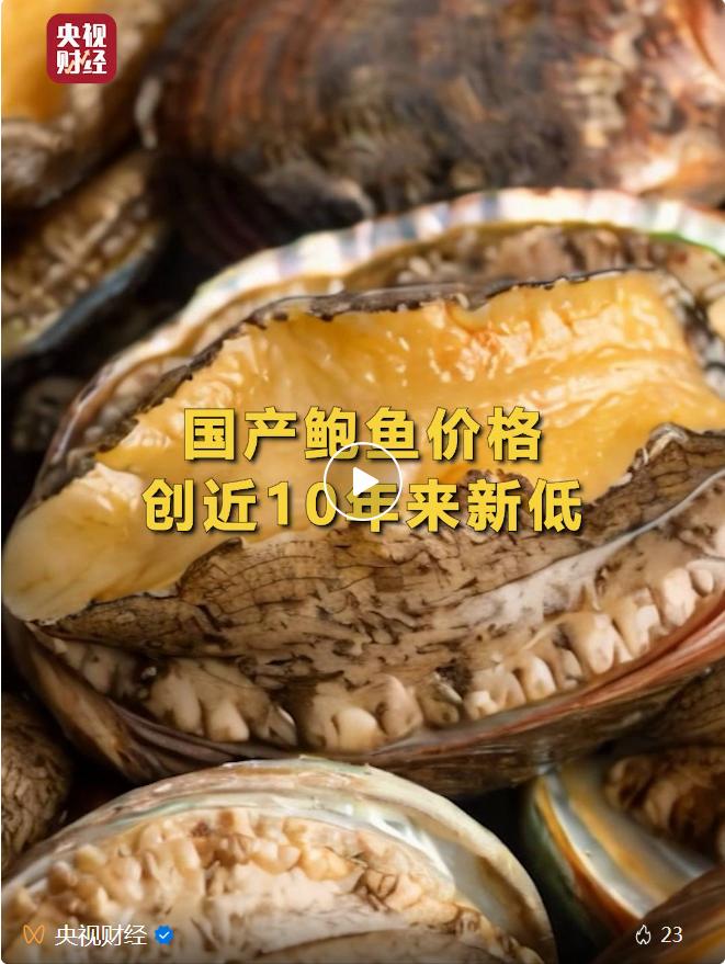 20个头一斤32元！“餐桌上的软黄金”便宜了，价格创近10年新低