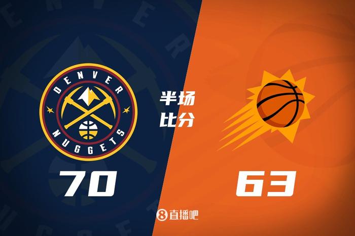 杜兰特人类50%精华22分 掘金半场22助70-63领先太阳