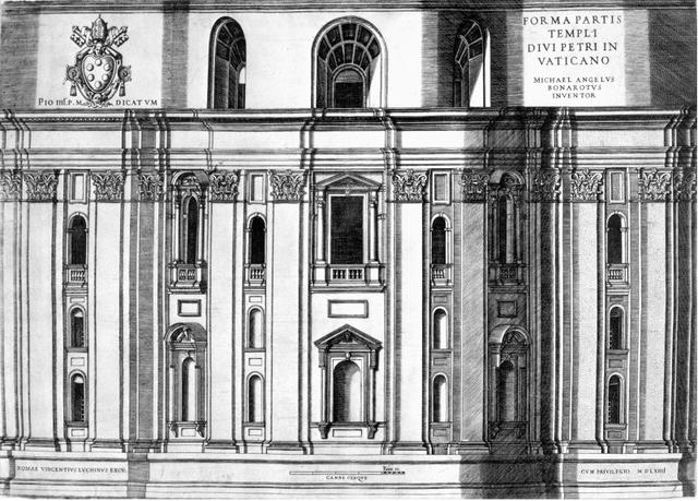米开朗基罗的圣彼得大教堂是如何设计的？