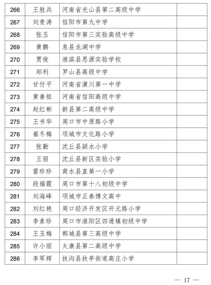 2023中原名班主任、河南省中小学优秀班主任名单公示！南阳这些老师上榜