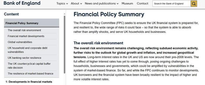 AI将给金融体系带来系统性风险 英国央行将研究如何抵御这一威胁
