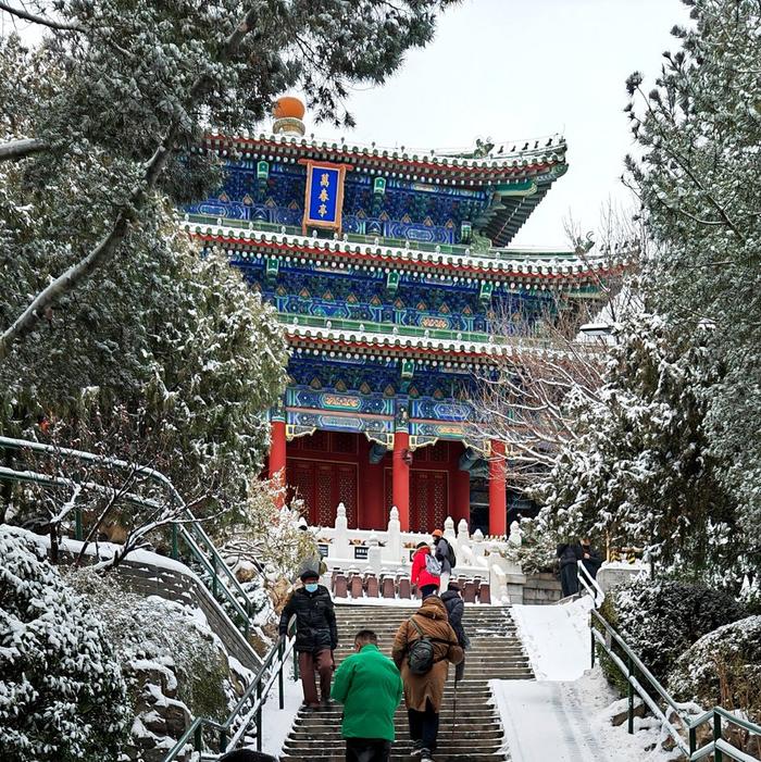 北京迎来2023年首场大雪，空气清新景色美丽（多图）