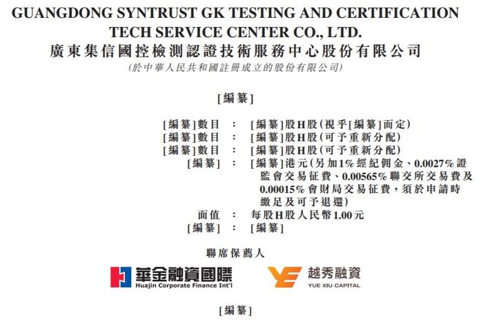 新股消息 | 集信国控检测递表港交所创业板 主要从事建设工程检测检验服务