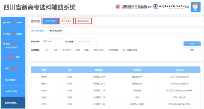 新高考选科怎么选？四川省新高考选科辅助系统新版上线 使用指南→