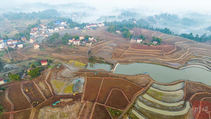 广安：小田改大田 高标准农田建设忙