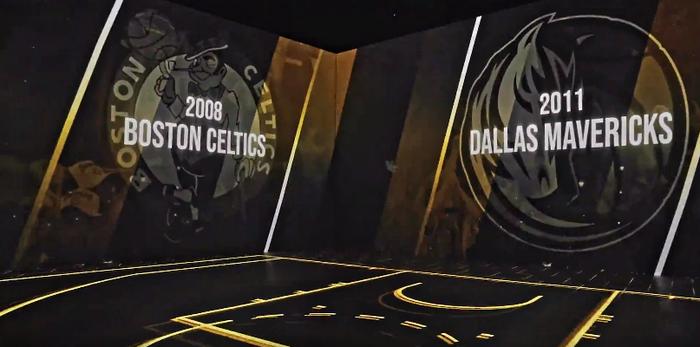 NBA奇境光影秀《冠军之路》主题现场图