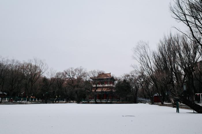 平凉市崆峒区迎来降温、降雪、大风天气