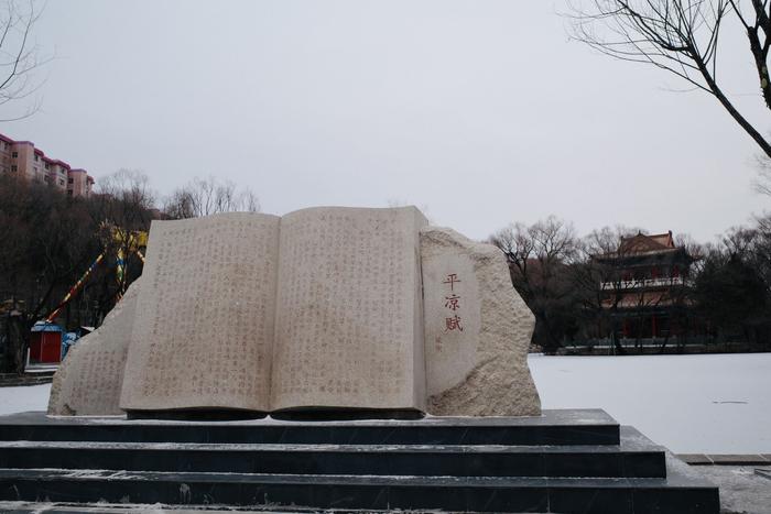 平凉市崆峒区迎来降温、降雪、大风天气