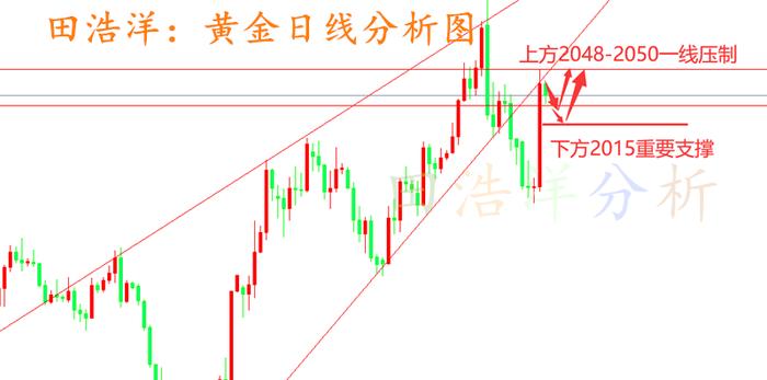 田浩洋：12.15黄金日内操作策略，多方助力黄金重返巅峰