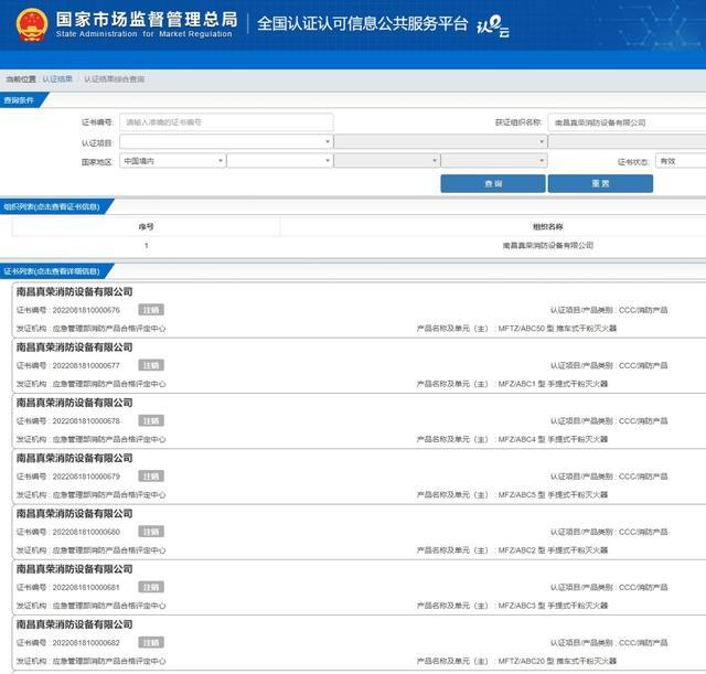 松江一小区新购置的消防灭火器为不合格产品？后续来了