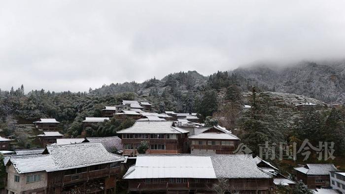 强寒潮来袭！柳州高寒山区下雪了！