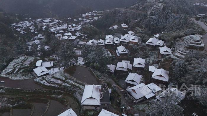 强寒潮来袭！柳州高寒山区下雪了！