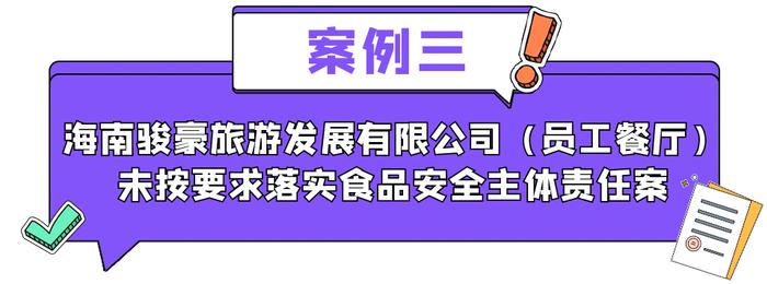 2023年海口市食品安全“两个责任”包保督导闭环处置典型案例公布