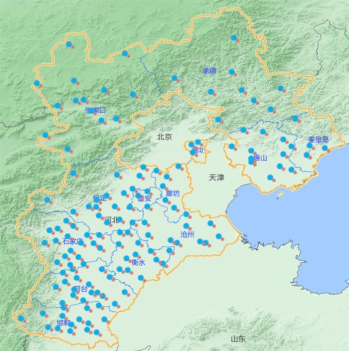 冷空气接连发力，气温持续下降！河北未来三天天气预报→