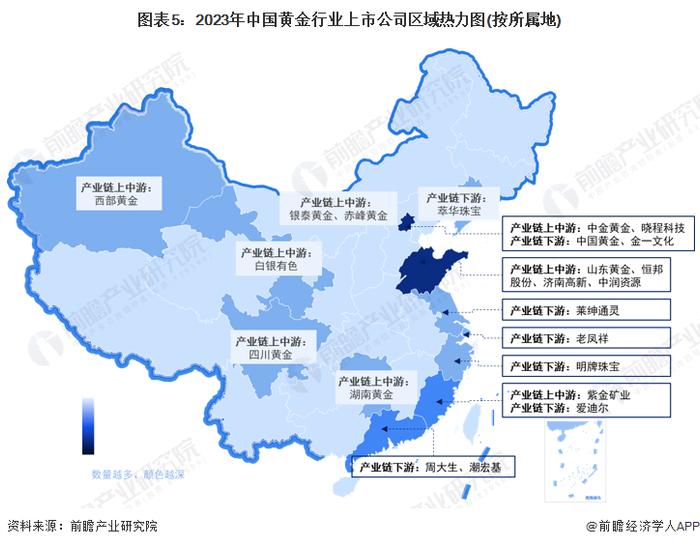 【最全】2024年中国黄金行业上市公司全方位对比(附业务布局汇总、业绩对比、业务规划等)