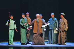 新编京剧《齐白石》在北京长安大戏院进行首轮演出
