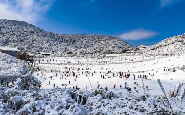 新版重庆户外滑雪地图来了，多个雪场即将开滑