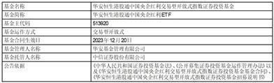 华安恒生港股通中国央企红利交易型开放式指数证券投资基金基金合同生效公告